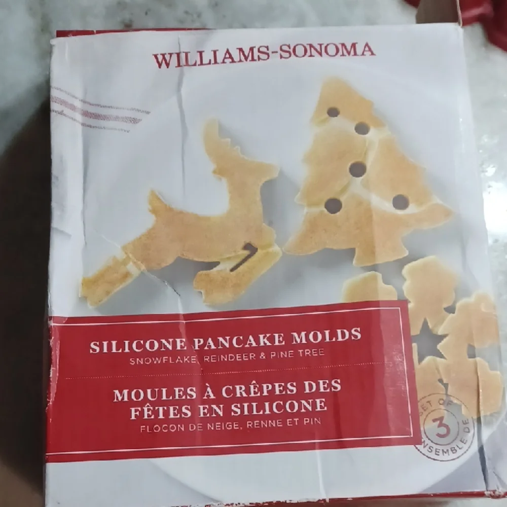 Williams Sonoma Silicone Pancake Molds - Festive Shapes